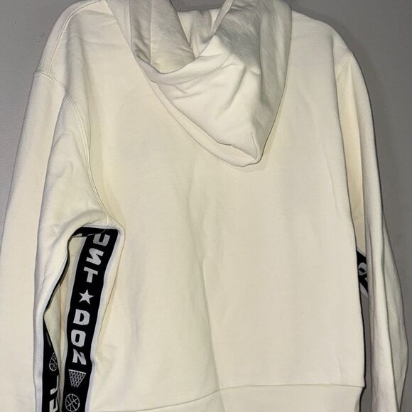 Just Don Cream Hoodie with Black and Orange Details - Picture 8 of 9